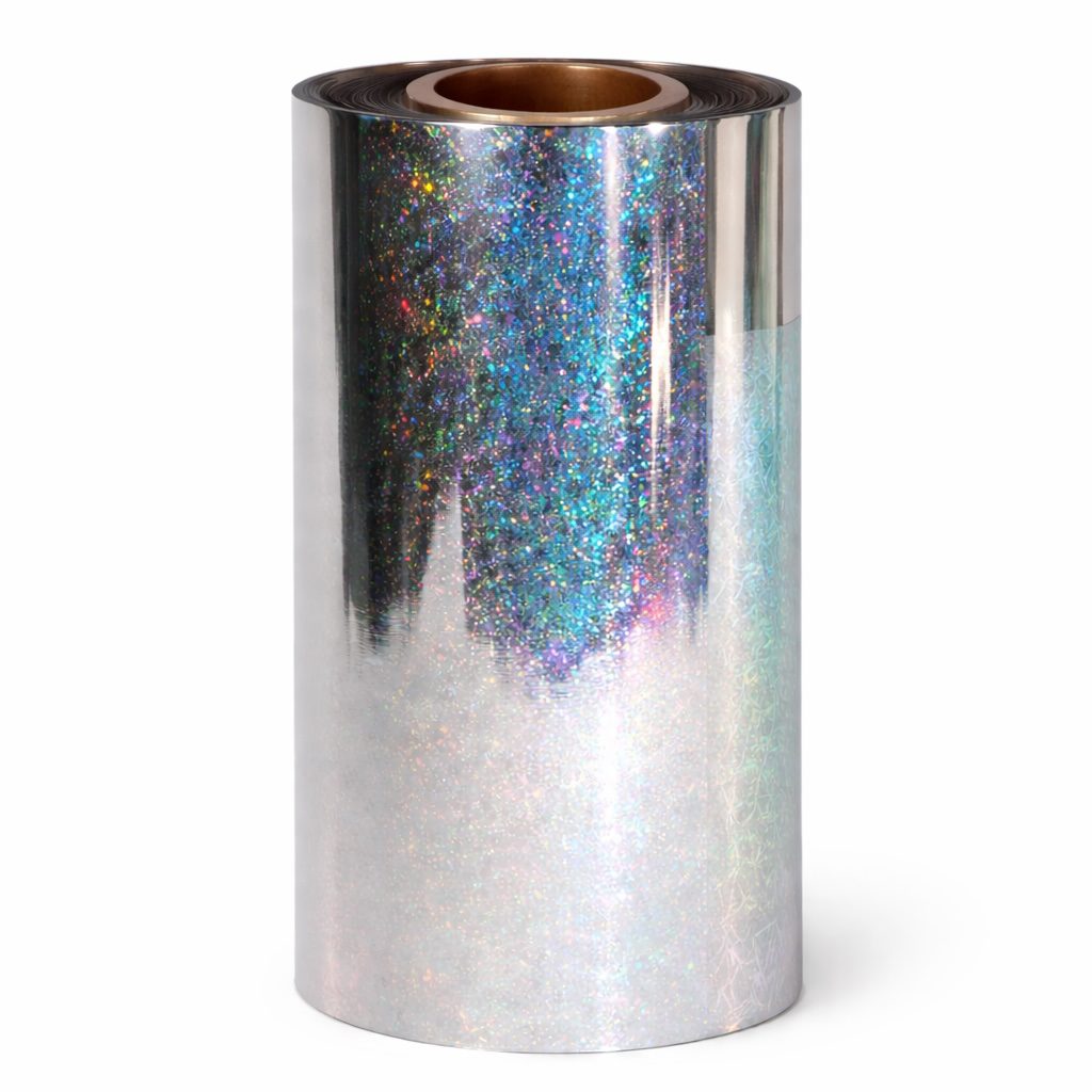 BOPP Holographic laminating film on rolls БОПП Холографска фолија за топло ламинирање - Image 1