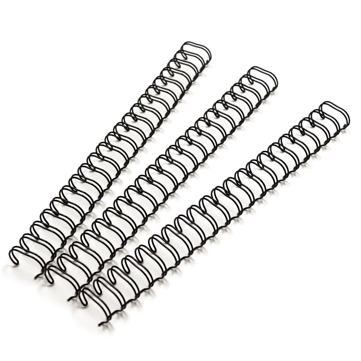 Metal binding cut spirals Метални спирали сечени на A4 должина (2:1 и 3:1), бела и црна боја